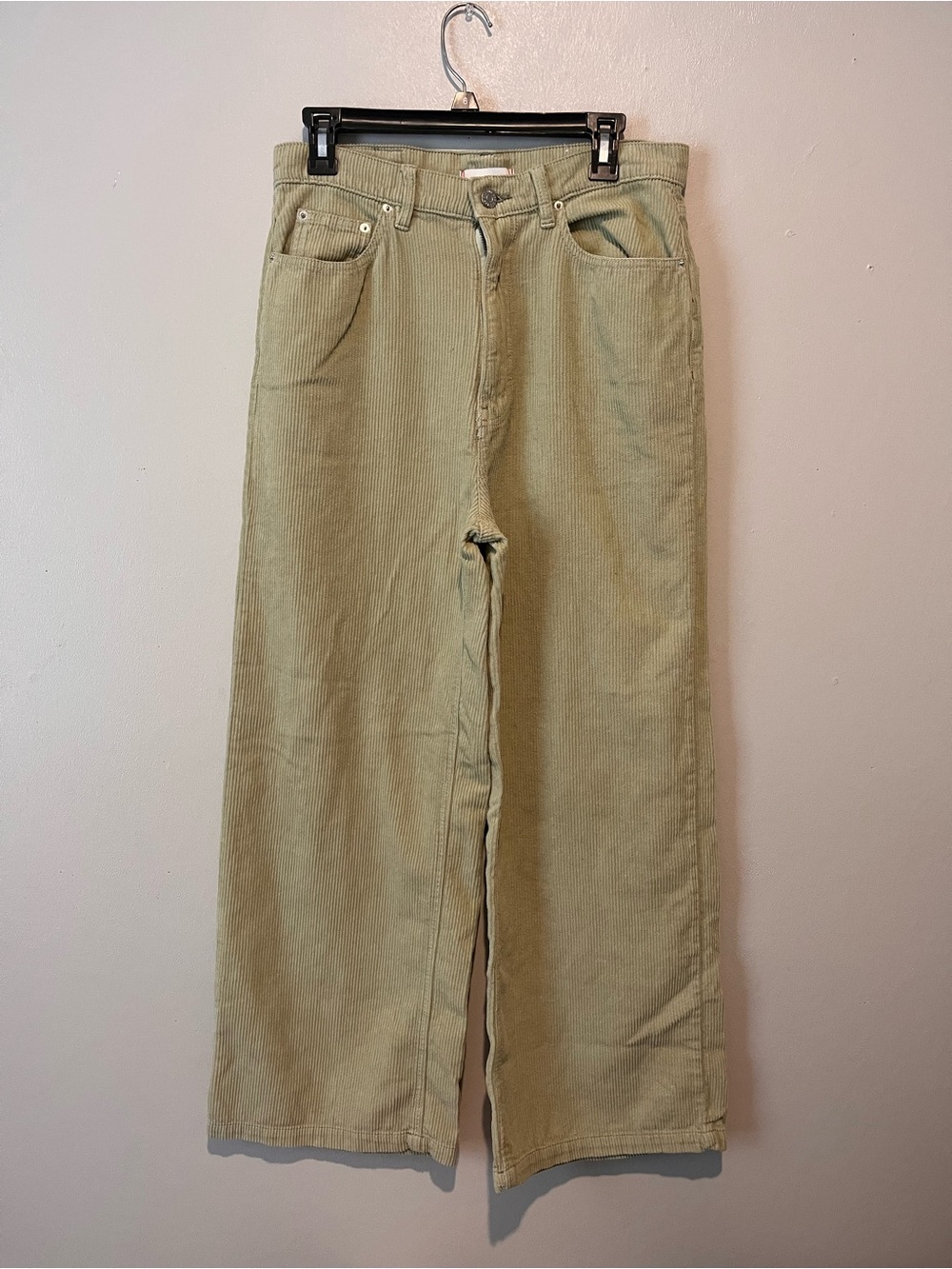 BDG Urban Outfitters Sage Green Wide Leg Corduroy Jeans